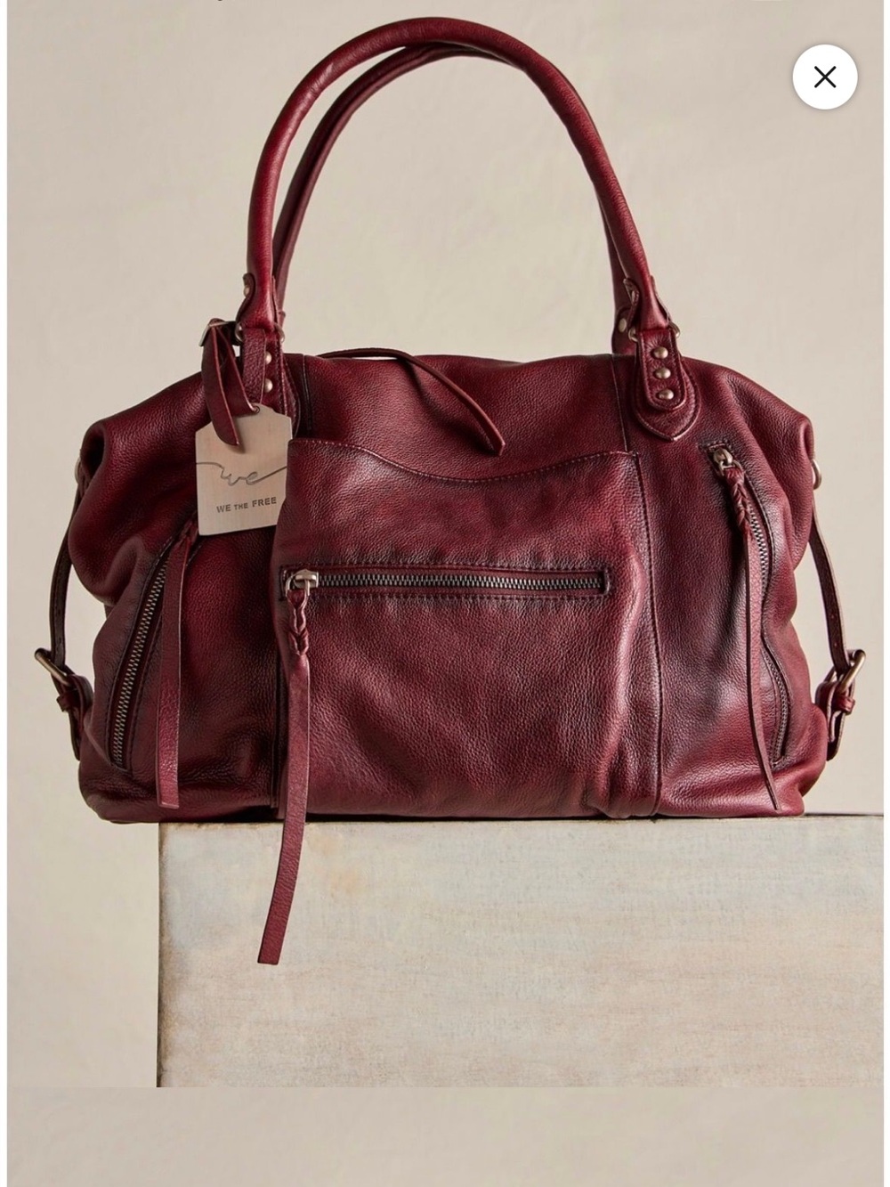 Free People Emerson Large Red Rock SOLD OUT Color